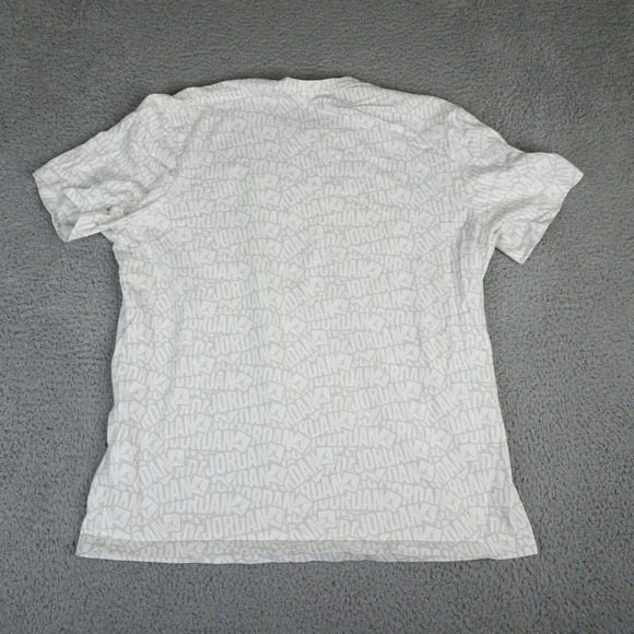 Nike Air Jordan Shirt Mens XL White All‎ Over Sticker Crew Neck - Picture 5 of 9